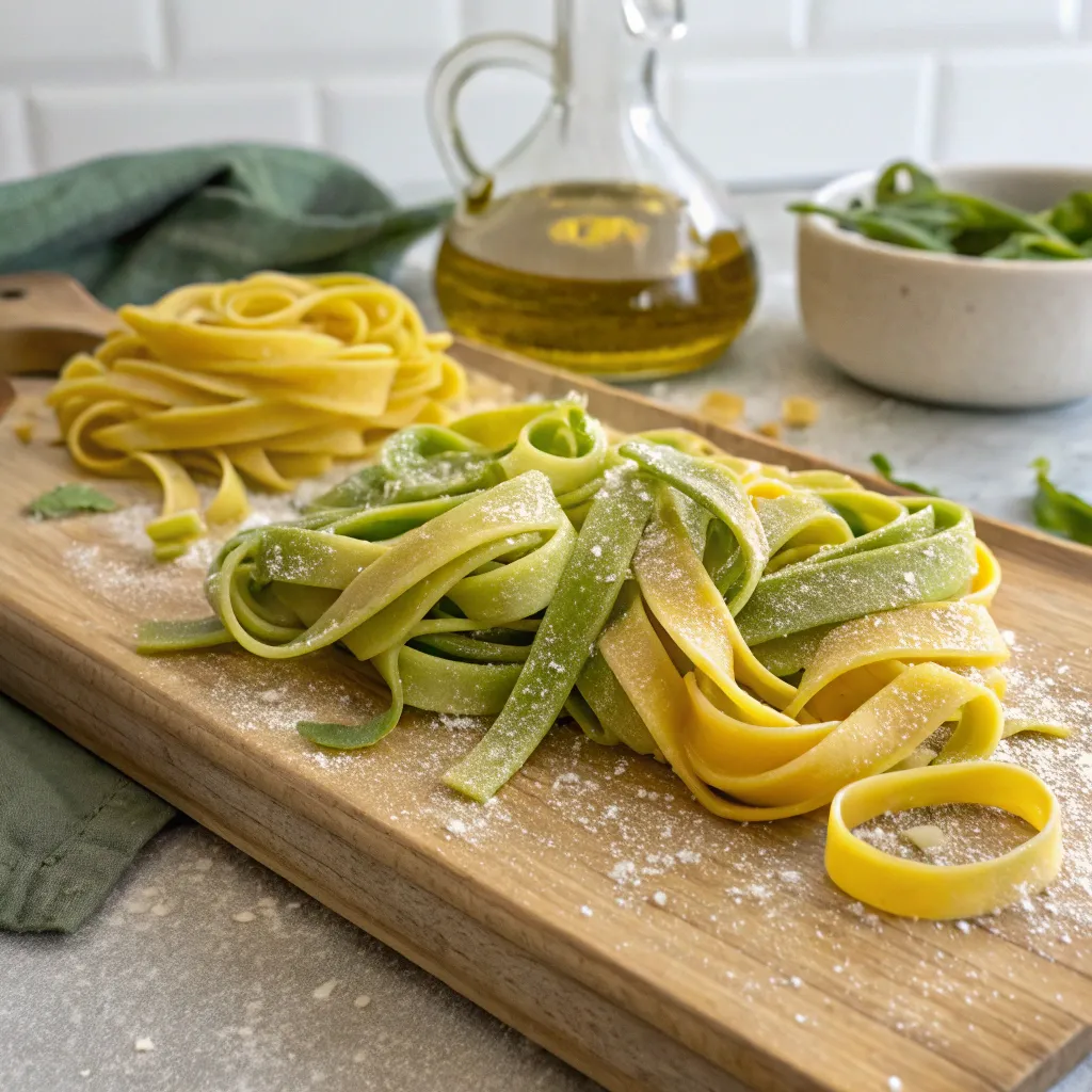 Fresh homemade pasta